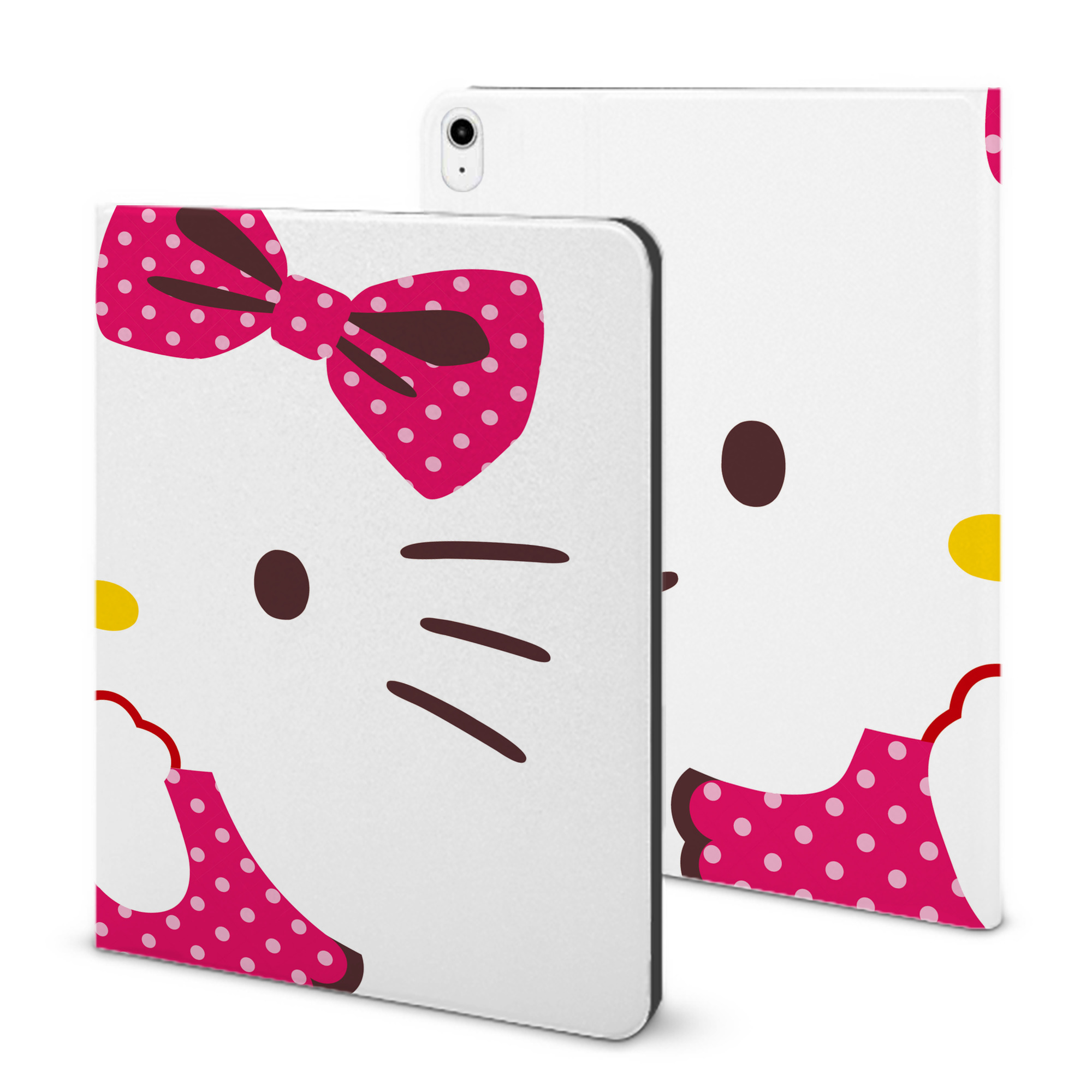 （画像用） Hello Kitty ハローキティ IPadケース ペンホルダー付き ブックスタイルデザイン